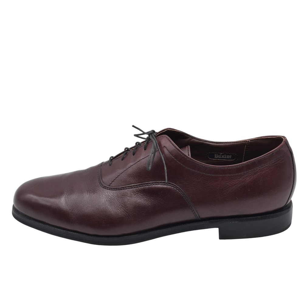 Dexter Dress Shoes Mens Size 14 D Burgundy Leather Oxford Plain Toe W752-4